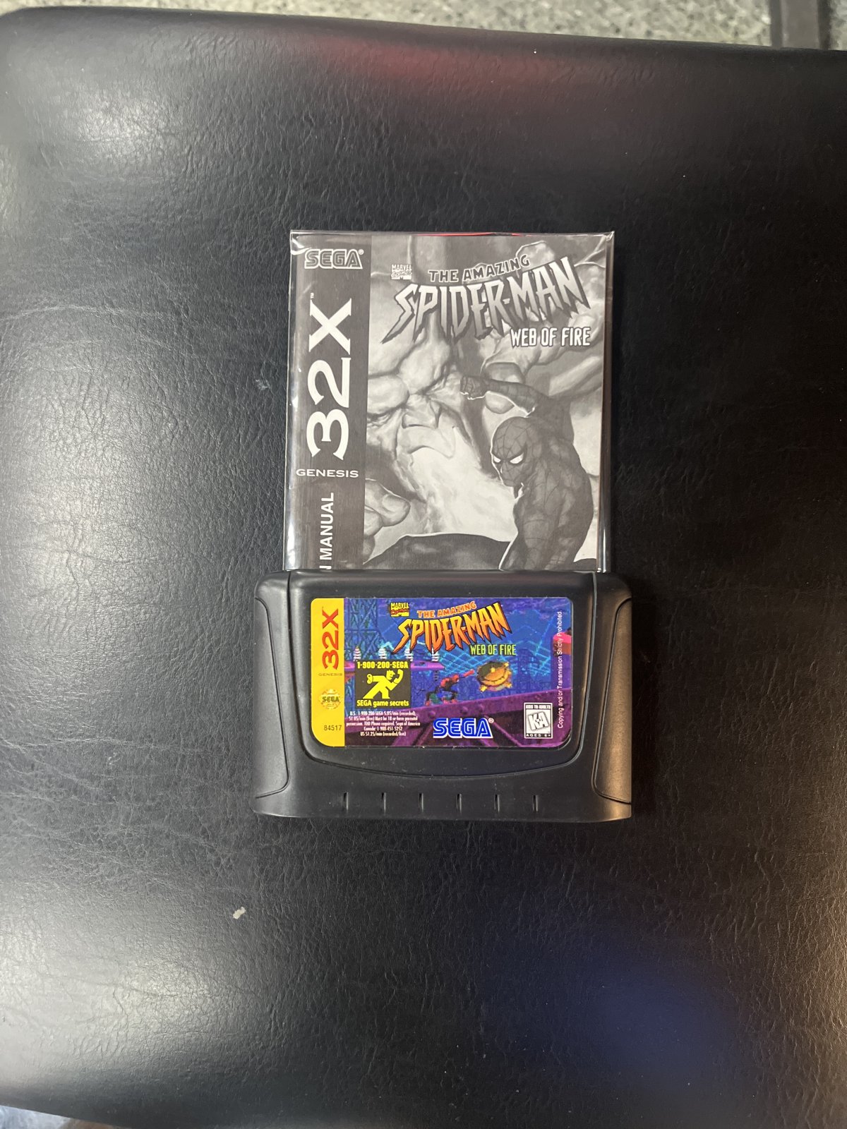 The amazing Spider-Man Web of  fire — Sega