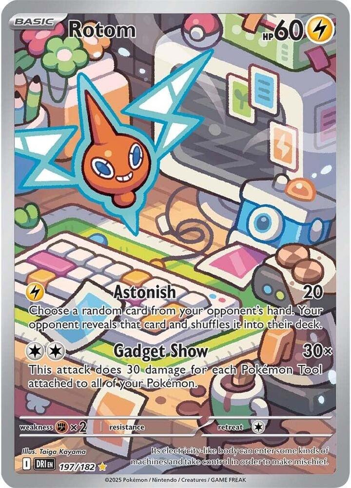 Rotom - 197/182 - SV10: Destined Rivals (DRI) (NM)