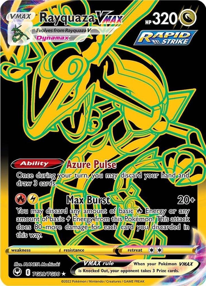 Rayquaza VMAX (Secret) - TG29/TG30 - SWSH12: Silver Tempest Trainer Gallery (SWSH12: TG) (NM)
