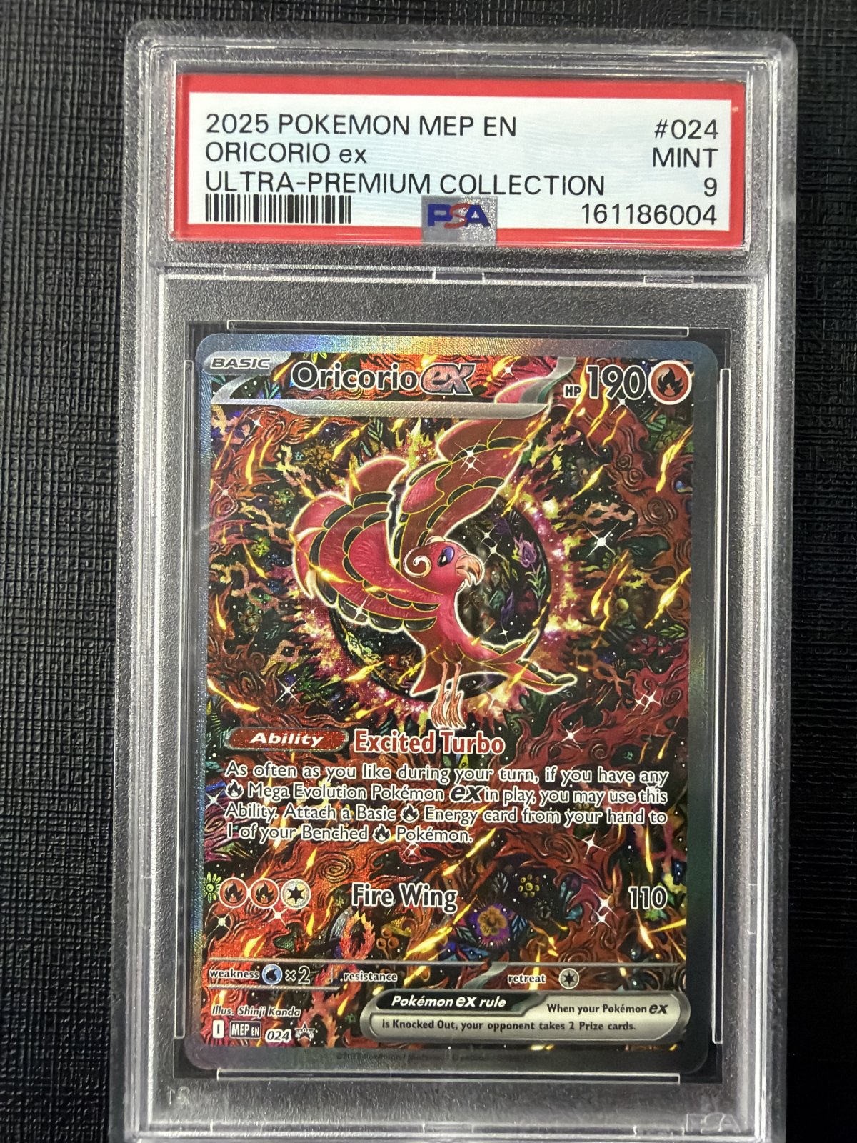 Oricorio EX 024 Promo PSA 9 Mint