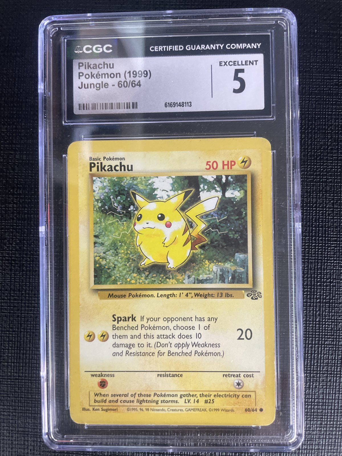 Pikachu Pokémon (1999) Jungle-60/64 CGC 5 Excellent