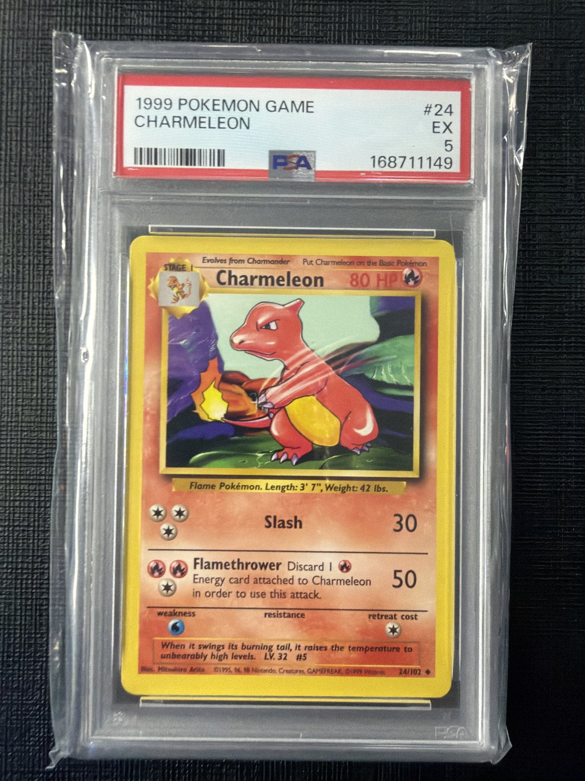 1999 Charmeleon 24/102 PSA 5