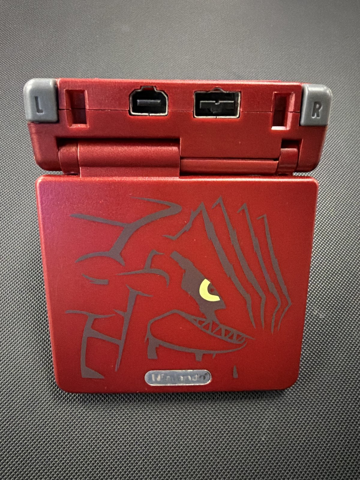 Gameboy Advance SP 101 Groudon Reshell — Gameboy Advance SP 101