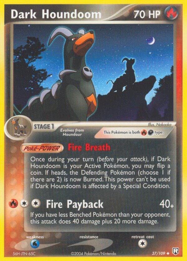 Dark Houndoom - 37/109 - EX Team Rocket Returns (RR) (NM)