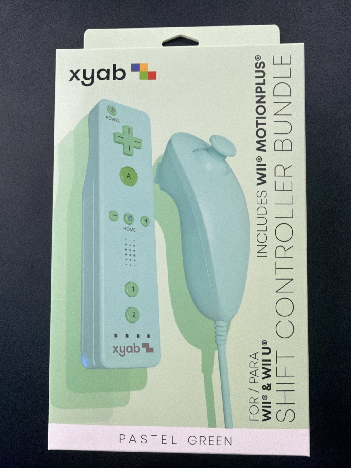 XYAB Wii Controller With Nun Chuck And Built In Motion Plus — Wii