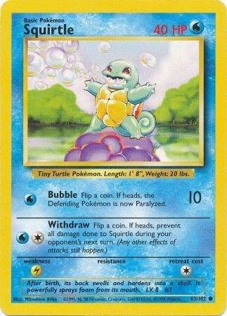 Squirtle - 063/102 - Base Set (BS) (NM)
