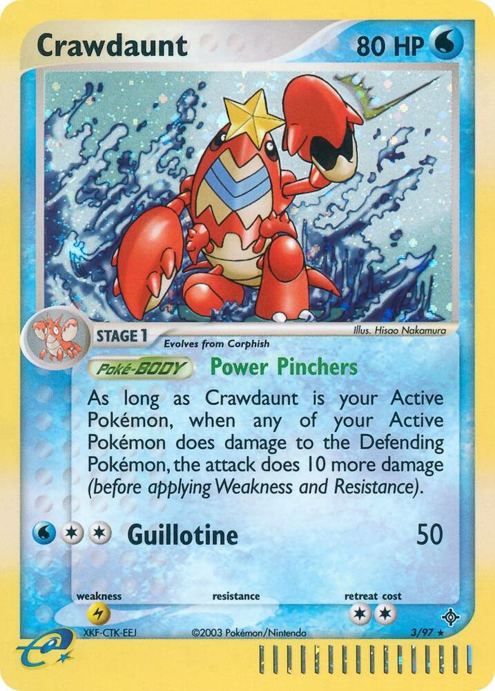 Crawdaunt - 3/97 - EX Dragon (DR) (NM)