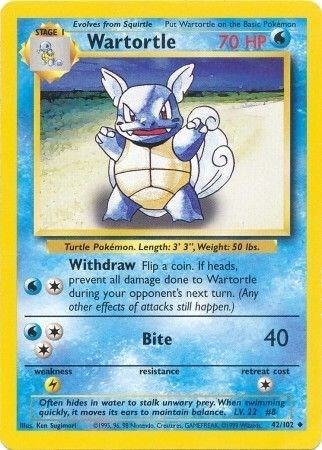 Wartortle - 042/102 - Base Set (BS) (NM)