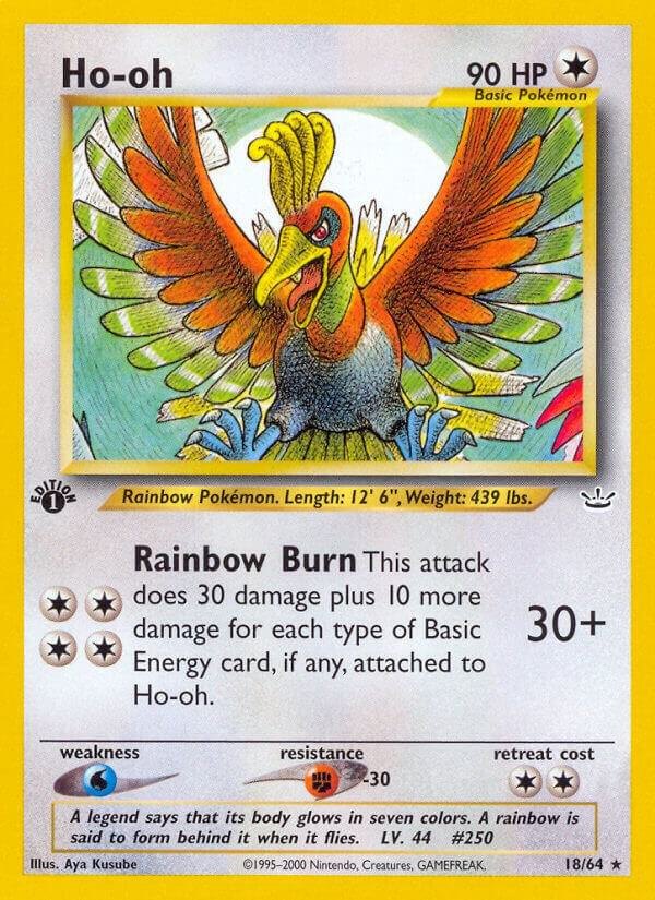 Ho-oh (18) (Unlimited) - 18/64 - Neo Revelation (N3) (LP)