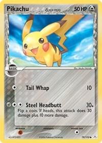 Pikachu (Delta Species) - 79/110 - EX Holon Phantoms (HP) (NM)